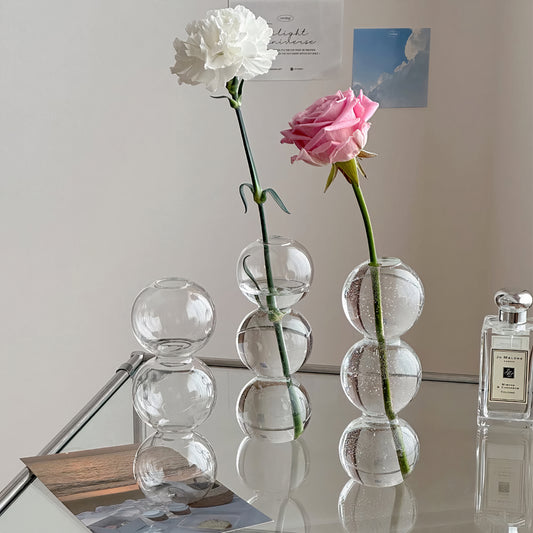 Bubbled Glass Vase