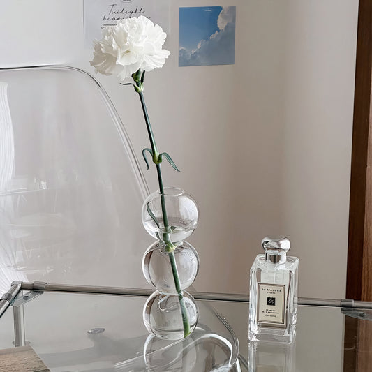 Bubbled Glass Vase