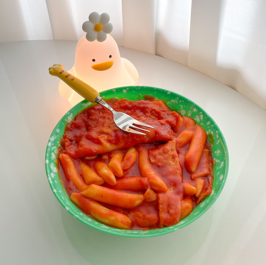 Retro Korean Noodle Bowl