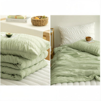 Cool Ripple Seersucker Quilt Comforter