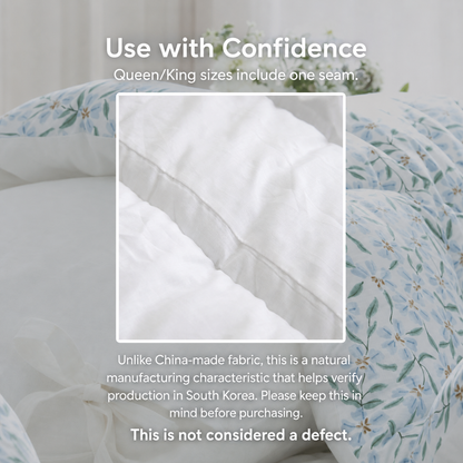 Seersucker and Cotton Summer Comforter Set