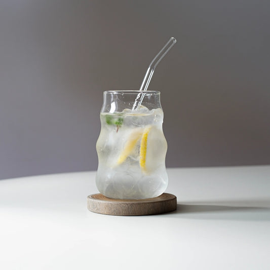Cloud-Shaped Glass Tumbler Set of 2
