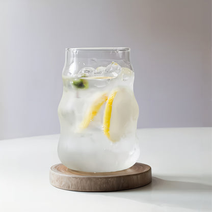 Cloud-Shaped Glass Tumbler Set of 2