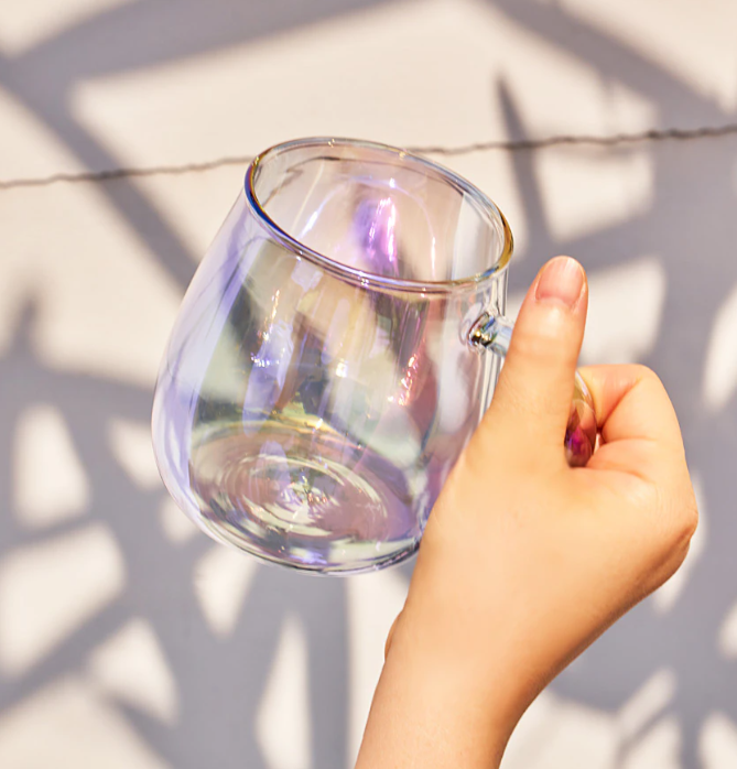 Aurora Heat-Resistant Glass Mug (Set of 2) - lifestyle