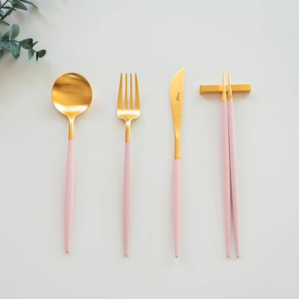 Goa Gold/Silver Dinner Cutlery Set (4-Piece)