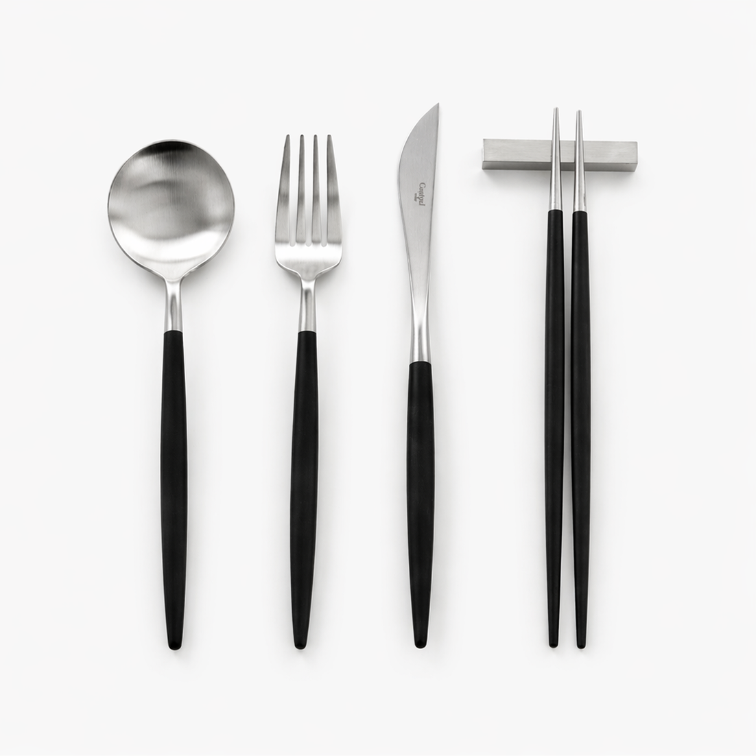 Goa Gold/Silver Dinner Cutlery Set (4-Piece)