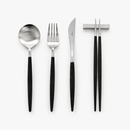 Goa Gold/Silver Dinner Cutlery Set (4-Piece)