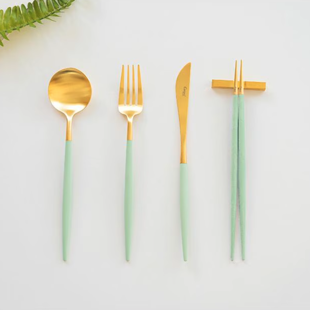 Goa Gold/Silver Dinner Cutlery Set (4-Piece)