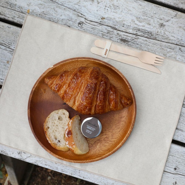 Natural Linen Stitch Kitchen Towel