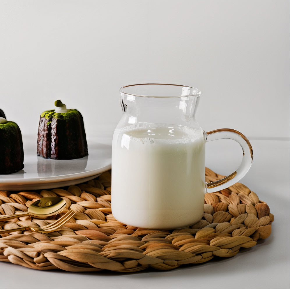 Insulated Milk Jar Glass Cup