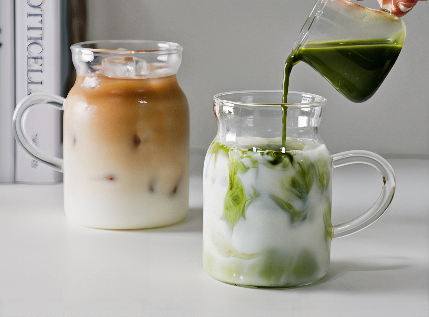 Insulated Milk Jar Glass Cup