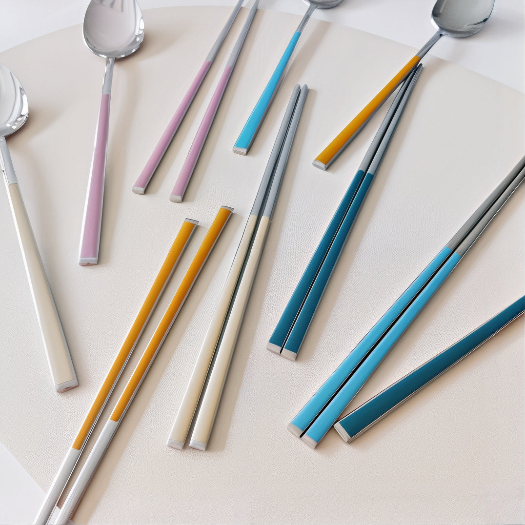 Hexagon Ceramic Tableware Gift Set (5-Person Cutlery Set)