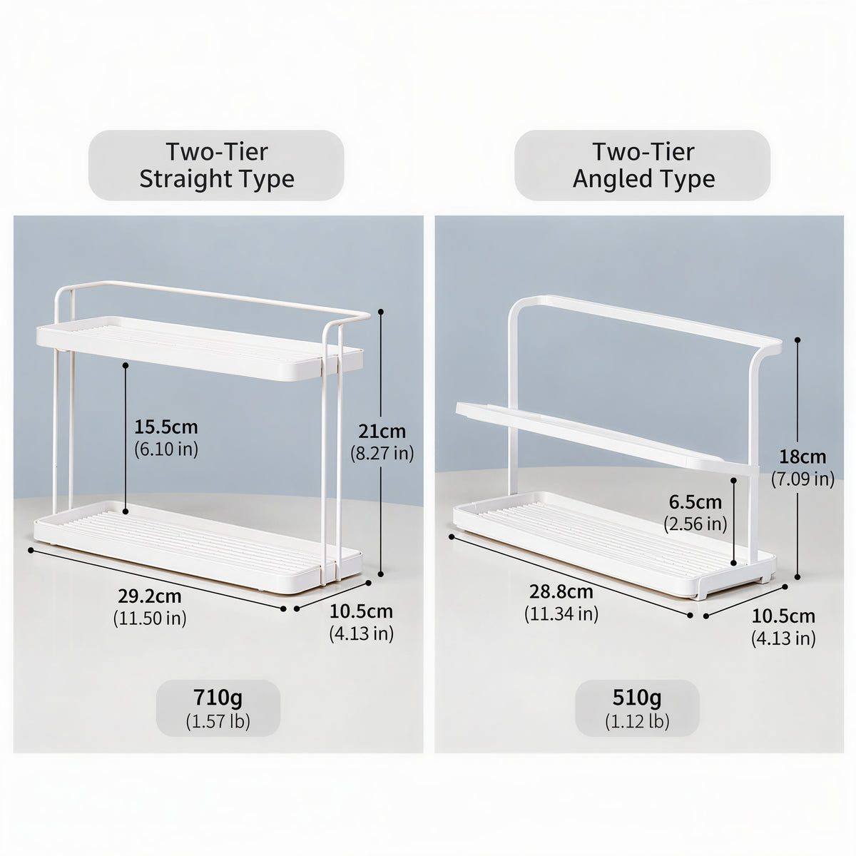 Cup & Mug Drying Rack with Drain Tray