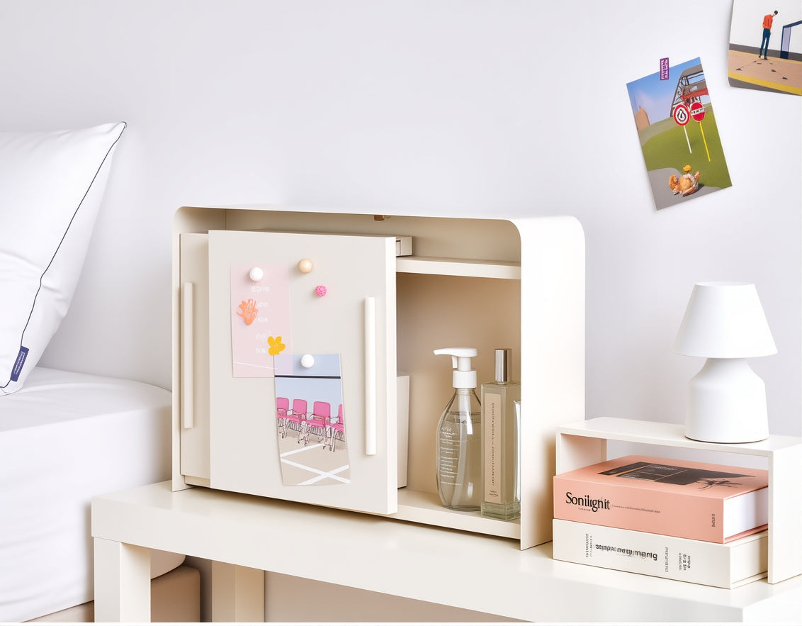 Slim Sliding Metal Storage Organizer