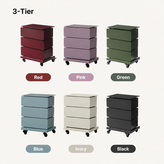 Tower Rotating Drawer Trolley