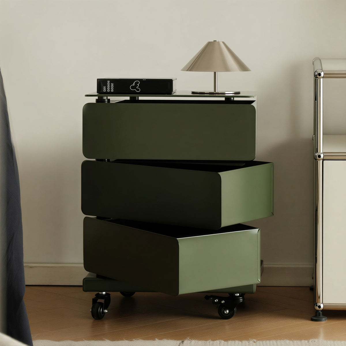 Tower Rotating Drawer Trolley