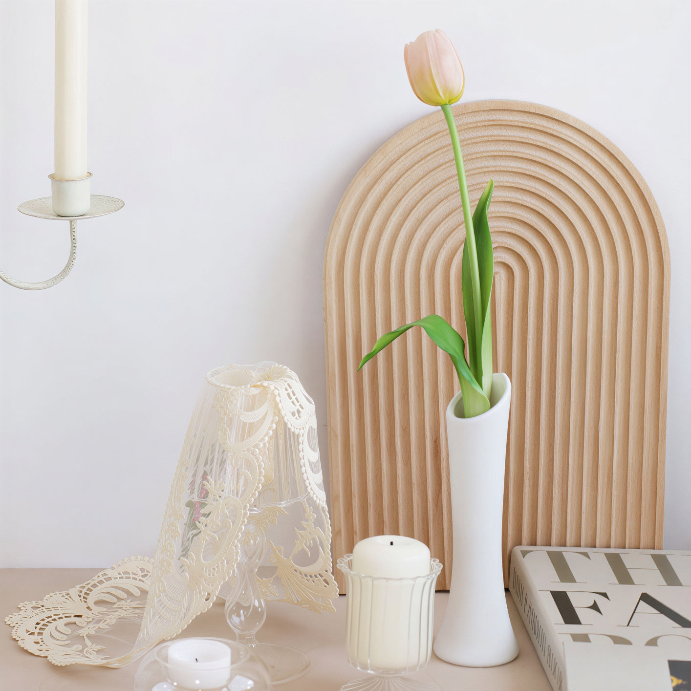 Natural Carved Ceramic Vase