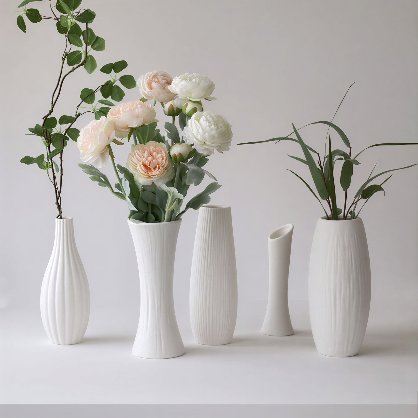 Natural Carved Ceramic Vase