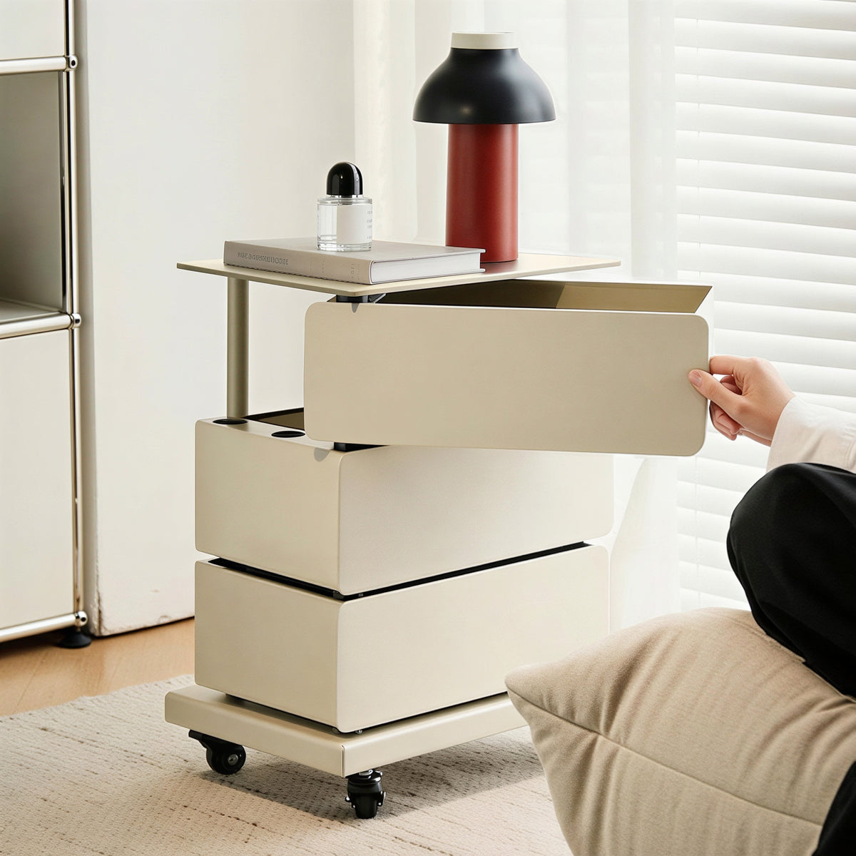 Tower Rotating Drawer Trolley