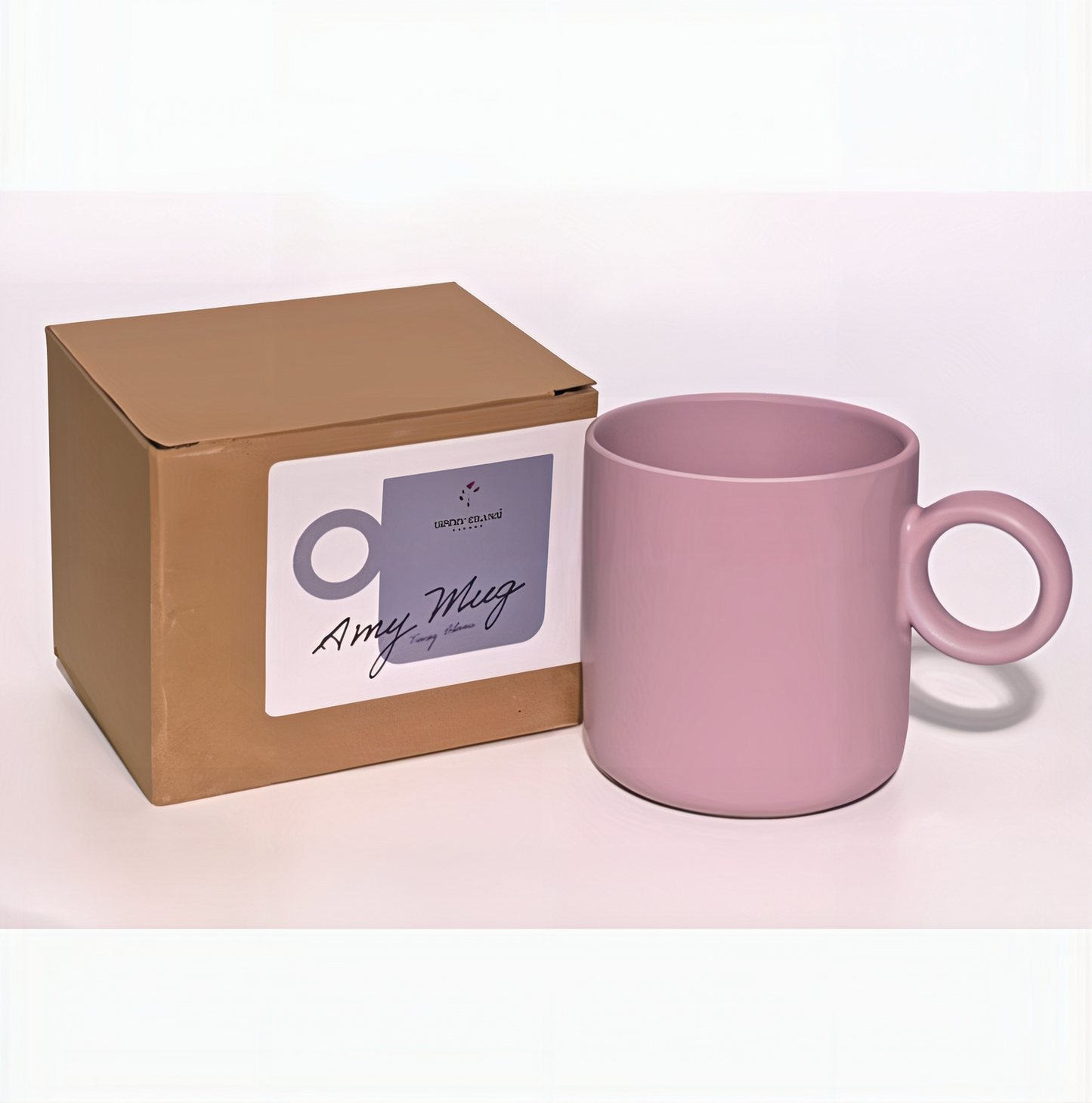 Matte Pastel Ceramic Mug Set of 2