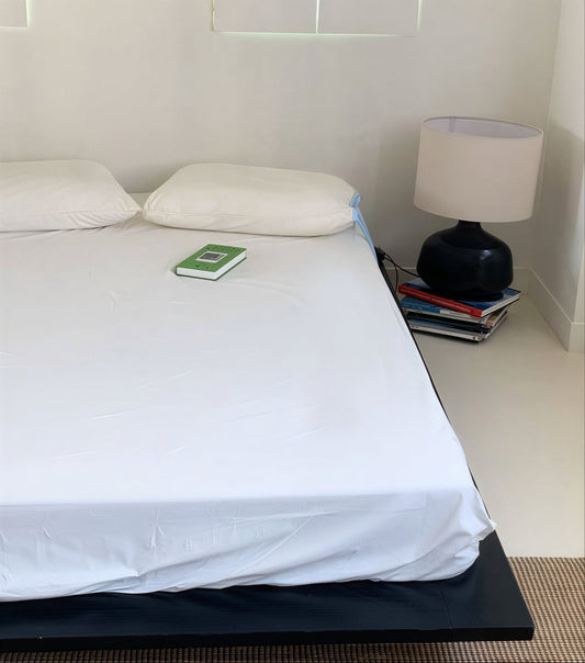 Dust-Free Hotel Cotton Mattress Fitted Sheet - detail view