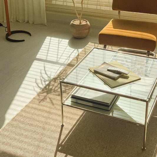 Modular Glass Accent Table