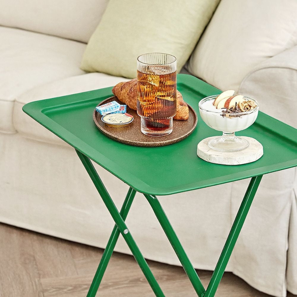 Foldable Steel Side Table