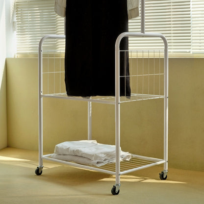 Rolling Metal Garment Rack