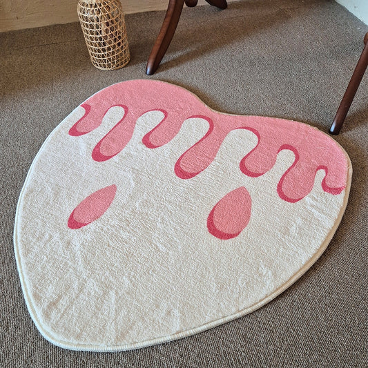 Mini Heart Washable Rug