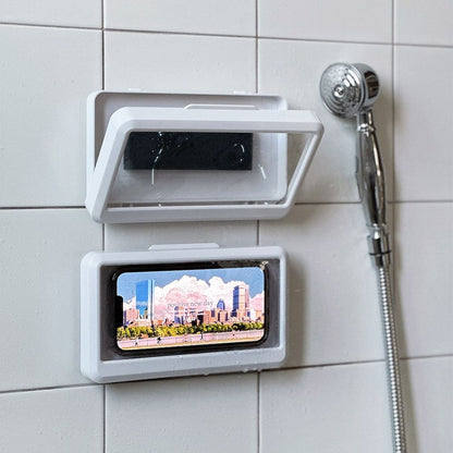 Safety White Waterproof Phone Holder