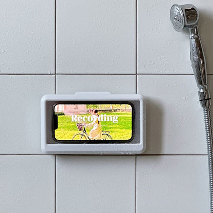 Safety White Waterproof Phone Holder