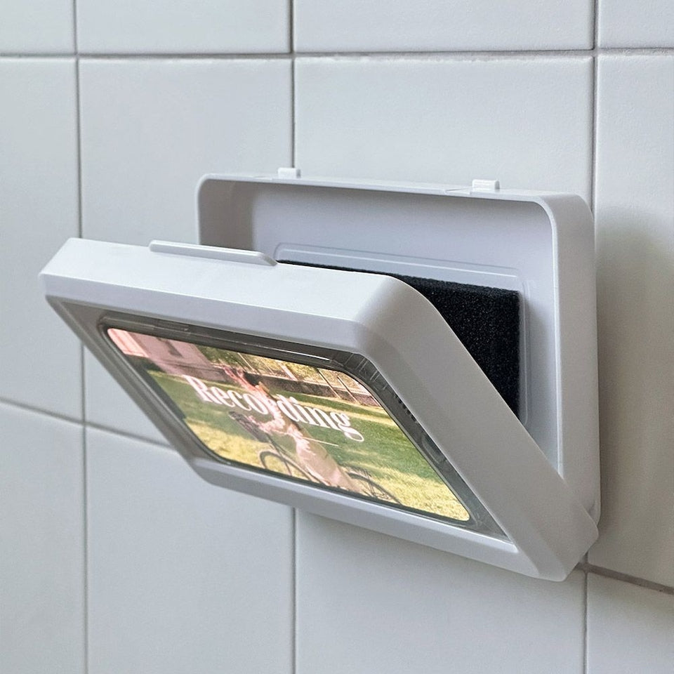 Safety White Waterproof Phone Holder