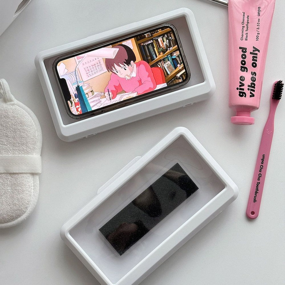 Safety White Waterproof Phone Holder