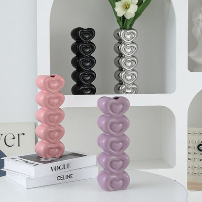 Bookaz Love Heart Ceramic Vase
