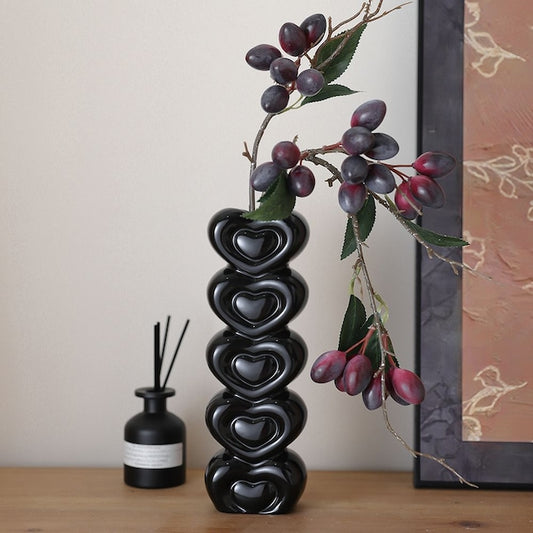 Bookaz Love Heart Ceramic Vase - lifestyle