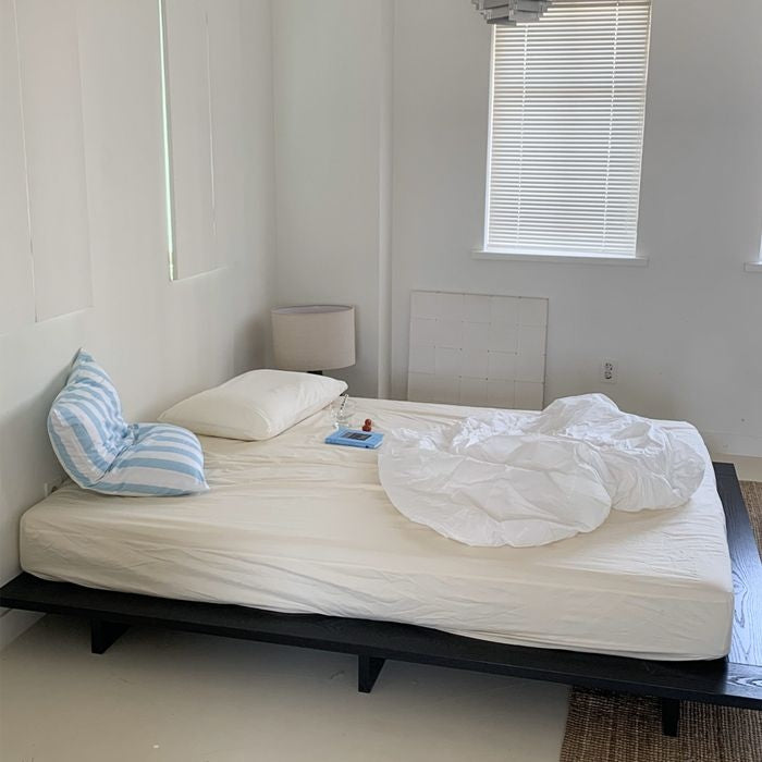 Dust-Free Hotel Cotton Mattress Fitted Sheet - close up