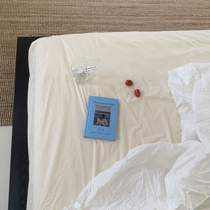 Dust-Free Hotel Cotton Mattress Fitted Sheet - lifestyle