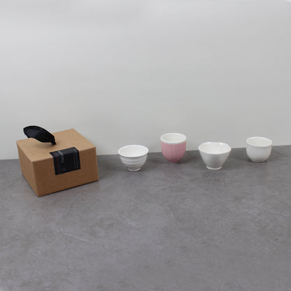 Mini Mood Ceramic Sake Cup Set of 4