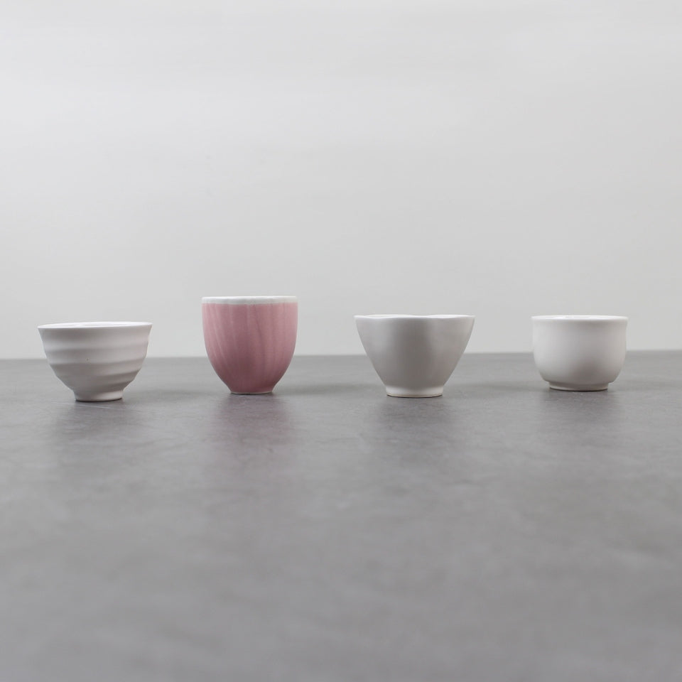 Mini Mood Ceramic Sake Cup Set of 4