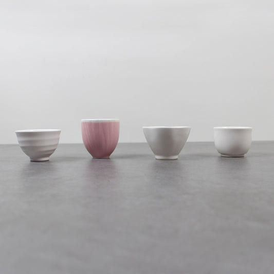 Mini Mood Ceramic Sake Cup Set of 4
