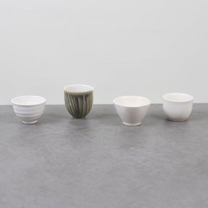 Mini Mood Ceramic Sake Cup Set of 4