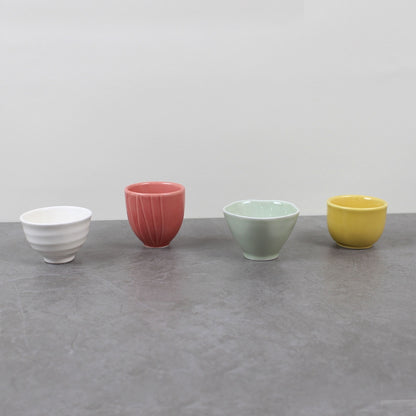 Mini Mood Ceramic Sake Cup Set of 4