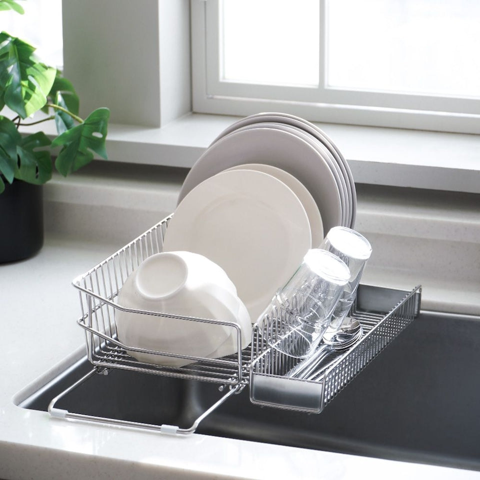 Dual Fit Sink Dish Rack