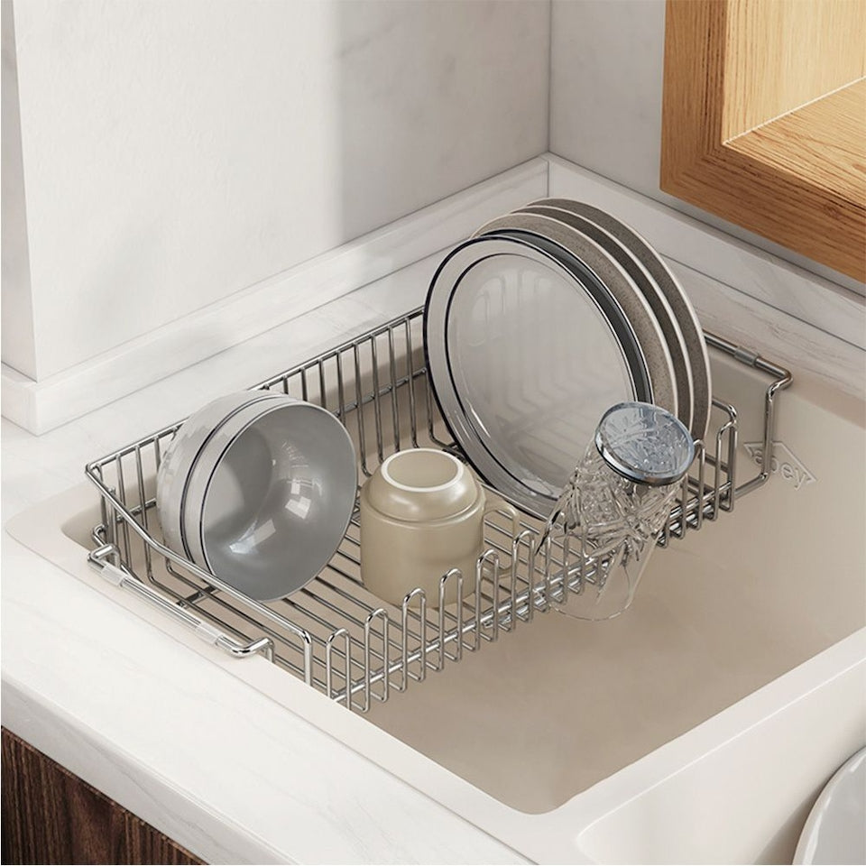 Dual Fit Sink Dish Rack
