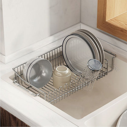 Dual Fit Sink Dish Rack