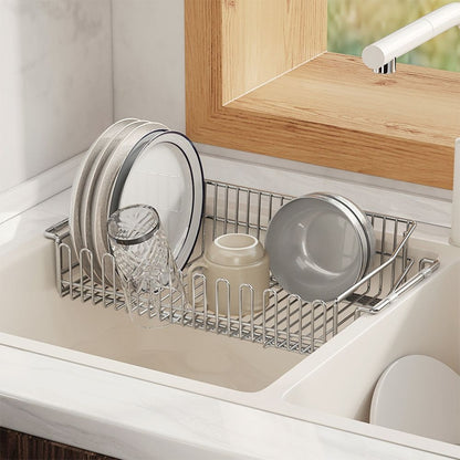 Dual Fit Sink Dish Rack