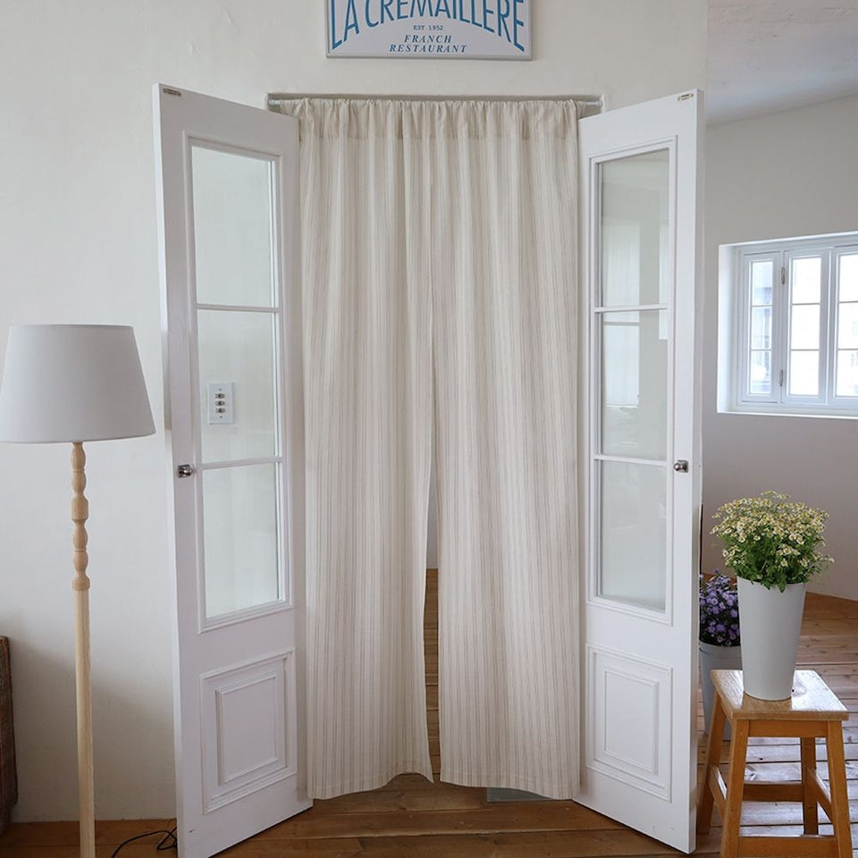 Notting Hill Stripe Vintage Door Curtain
