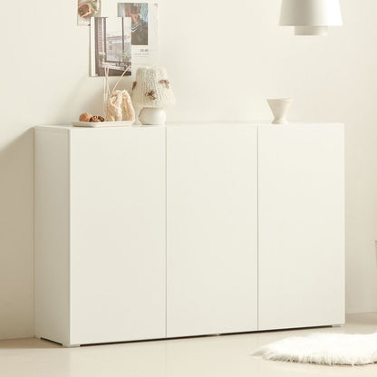 Slim 3-Door Tall Storage Cabinet