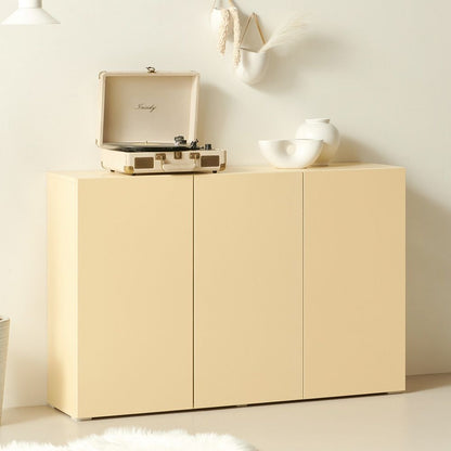 Slim 3-Door Tall Storage Cabinet