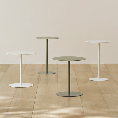 Modern Round Metal Side Tables